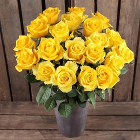 Classic Yellow Roses Bouquet