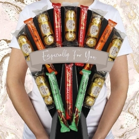 Ferrero Rocher & Lindt Lindor Chocolate Bouquet