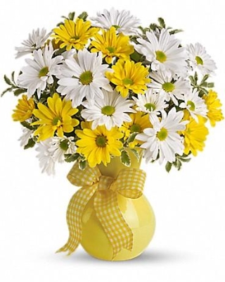 Yellow & White Daisy Bouquet