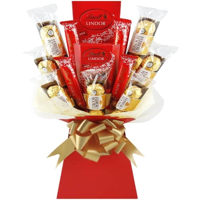 Ferrero & Lindt Luxury Chocolate Bouquet