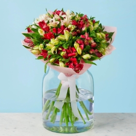 Mixed British Alstroemeria Bouquet