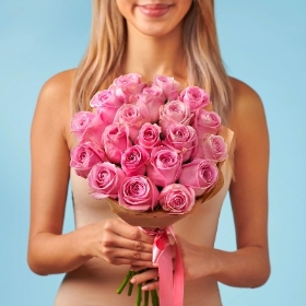 20 Pink Roses