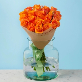 20 Orange Roses