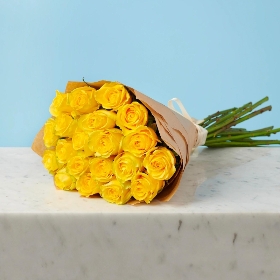 20 Yellow Roses