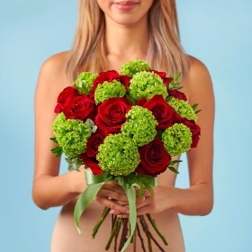 Fiery Red Bouquet